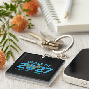 Florida Virtual HS Senior 2027, Black Keychain