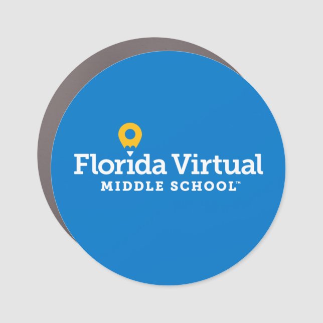 Florida Virtual Middle School  Car Magnet (Front)