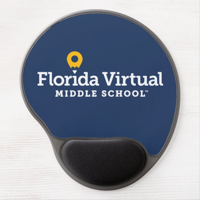 Florida Virtual Middle School Gel Mouse Pad (Navy) (Front)