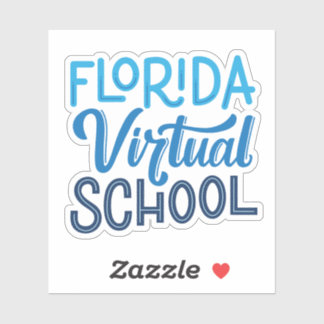 Florida Virtual School Hand Lettering Sticker