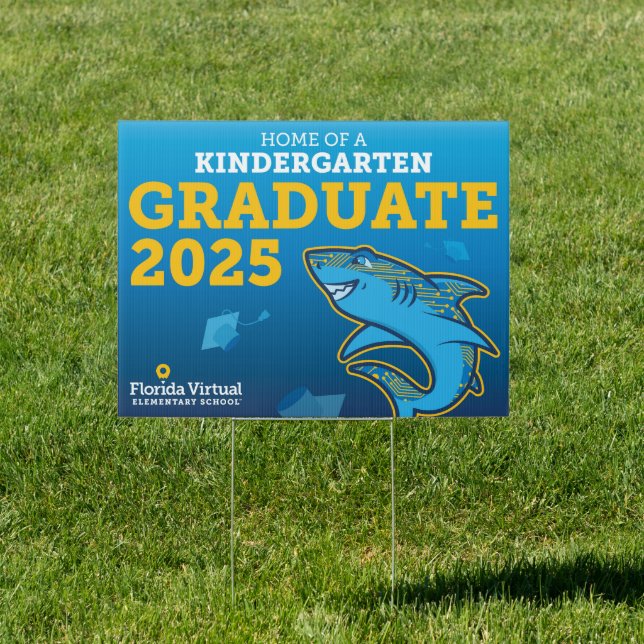 Florida Virtual School Kindergarten Graduation  Sign (Insitu)