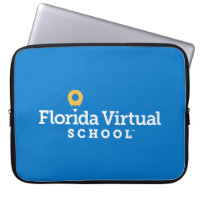 Florida Virtual School Laptop Sleeve, Teal Laptop Sleeve
