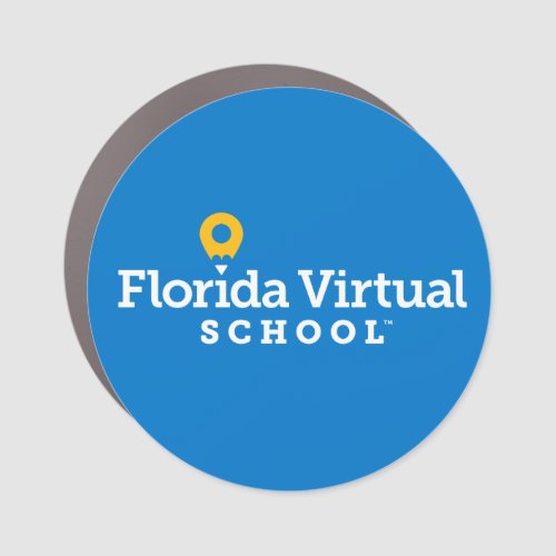 Florida Virtual School Logo Car Magnet