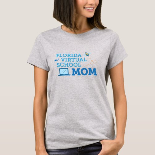 Florida Virtual School Mom T_Shirt Gray