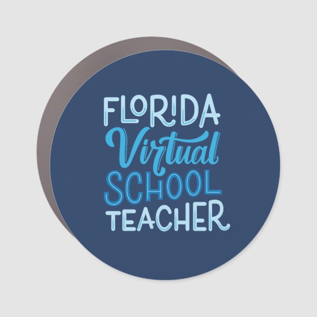 Florida Virtual School Teacher Car Magnet (Front)