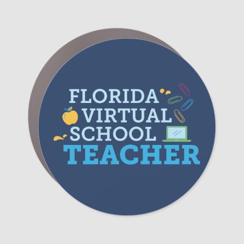 Florida Virtual School Teacher Car Magnet