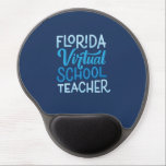 Florida Virtual School Teacher Mouse Pad (Navy)<br><div class="desc">Ease wrist stress with this comfortable Florida Virtual Teacher gel mouse pad.</div>