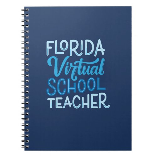 Florida Virtual School Teacher Notebook Navy