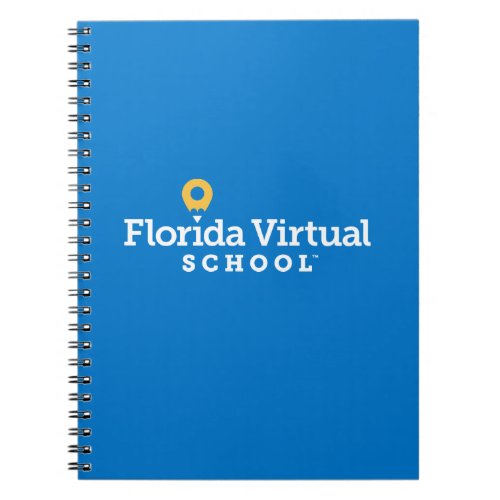Florida Virtual School Teal Spiral Notebook