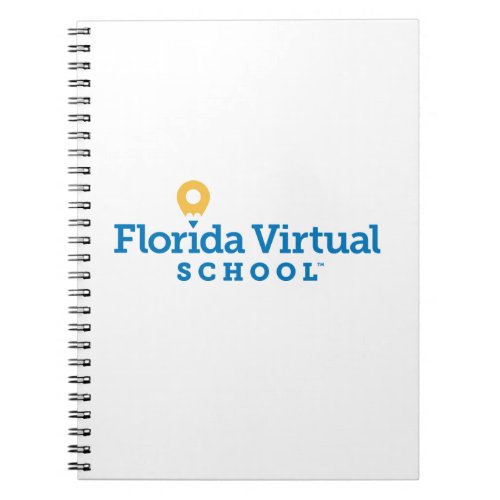 Florida Virtual School White Spiral Notebook