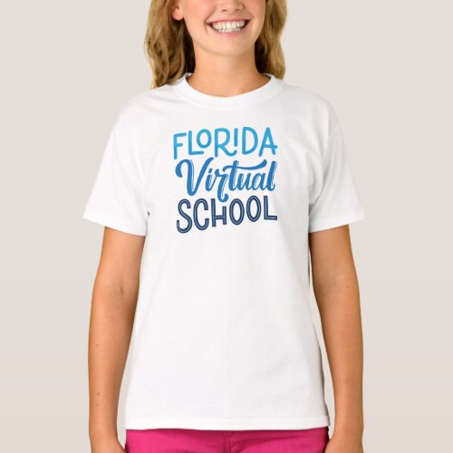 Florida Virtual School Youth T_Shirt White