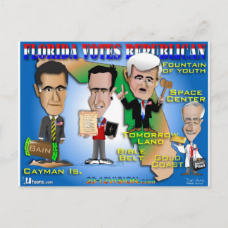 Florida Votes 4 Republicans Postcard