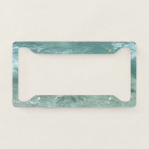 Florida Water Turquoise Green Ocean Sea Beach  License Plate Frame