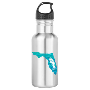Florida Wave Fishing Stainless Steel Water Bottle