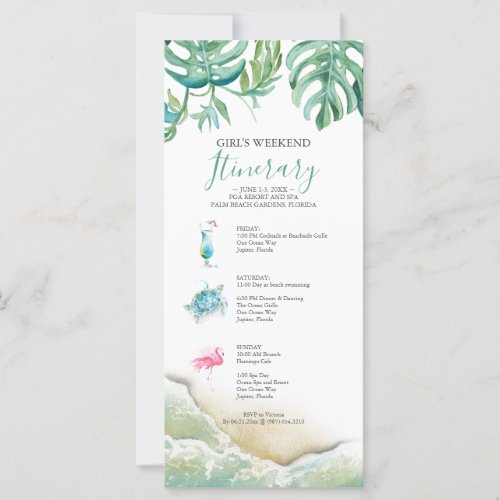 Florida Wedding Weekend Itinerary for Guests