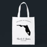 Florida Wedding Welcome Bag for Hotel Guests<br><div class="desc">Guests will love this reusable bag filled with favorite goodies when they check into the hotel.</div>