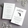 Florida Wedding Welcome Letter & Itinerary