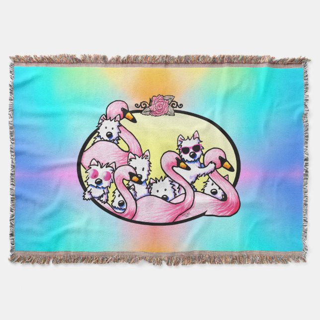 Florida Westies Throw Blanket (Front)