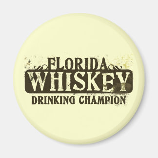 Florida Whiskey Drinking Champion Magnet