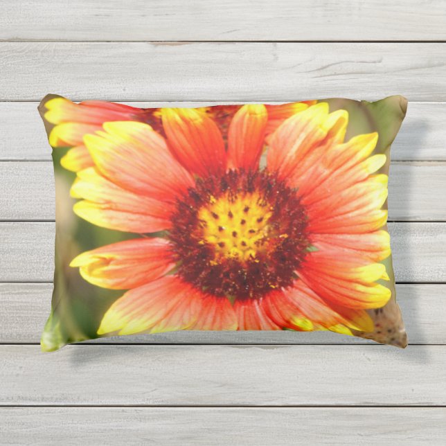 Florida Wildflower Outdoor Pillow (Front)