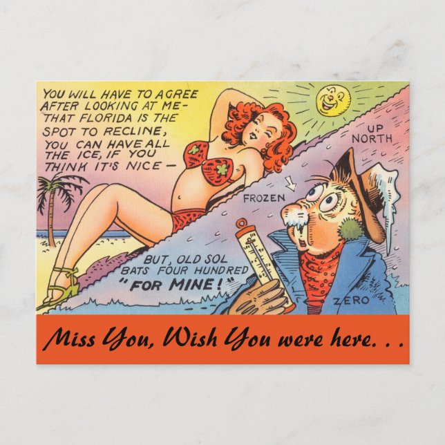 Florida, Winters Postcard (Front)