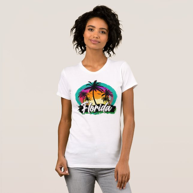 Florida women t-shirt  (Front Full)