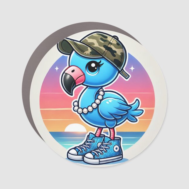 Floridains for Harris Walz Car Magnet (Front)