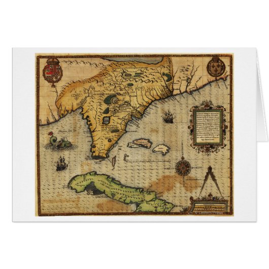 FloridaPanoramic MapFlorida Cards (Front Horizontal)