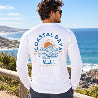 Florida's Atlantic Coast Coastal Days Beach Wave Tri-Blend Shirt