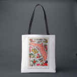 Florida's Bounty Tote Bag<br><div class="desc">Colorful Florida's Bounty map shoulder bag.  The image is on both front and back.  If you wish,  you can remove the one on the back.
Great for groceries,  books or as a lovely day bag.</div>