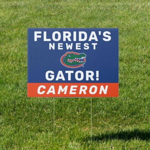 Floridas Newest Gator Sign