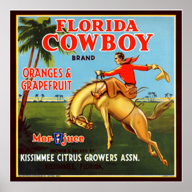 Floriday Cowboy Poster (Front)