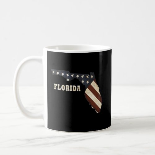 Floridian American Patriot Florida Map Coffee Mug