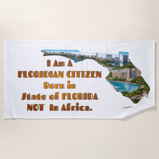 Floridian Citizen Beach Towel
