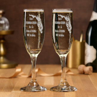 Floridian Citizen Champagne Flute