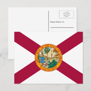 Floridian Flag, Flag of Florida Postcard