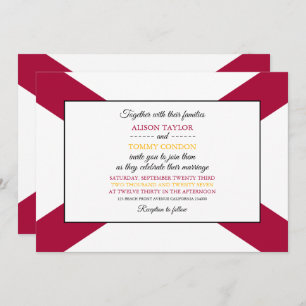 Floridian Flag, Flag of Florida Wedding Invitation