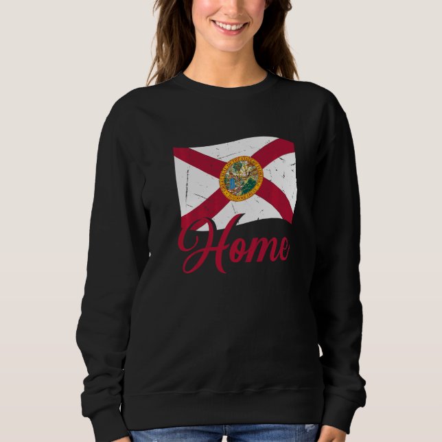 Floridian Home State Florida Native Sweatshirt (Front)