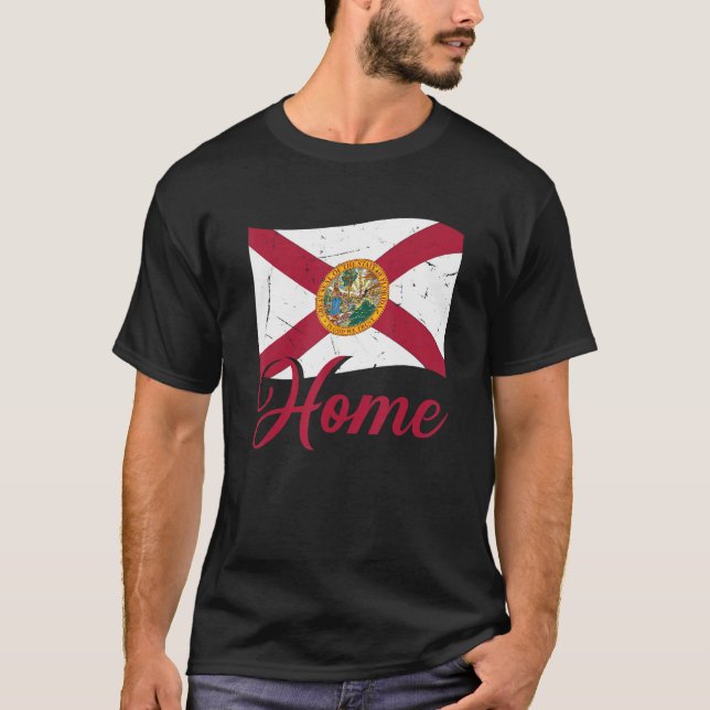 Floridian Home State Florida Native T-Shirt (Front)