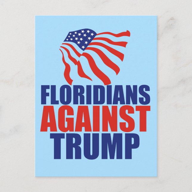 Floridians Against Trump Postcard (Front)
