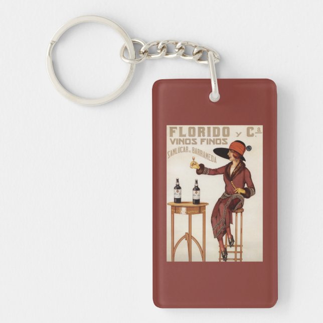 Florido Vinos Finos - Sanlucar de Barrameda Keychain (Front)