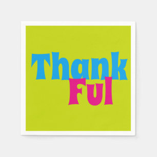 Florillas Thankful Napkins