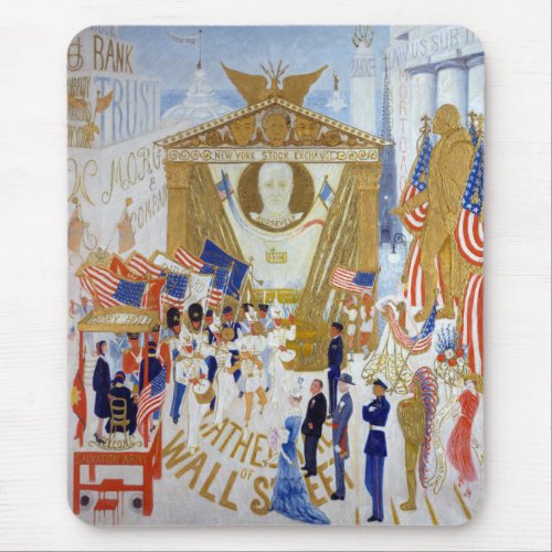 Florine Stettheimer The Cathedrals of Wall Street Mouse Pad