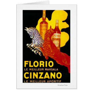 Florio Cinzano Vintage PosterEurope Cards