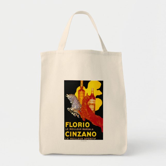 Florio Cinzano Vintage PosterEurope Tote Bag (Front)