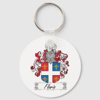 Florio Family Crest Keychain