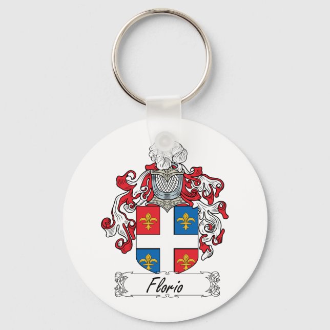 Florio Family Crest Keychain (Front)