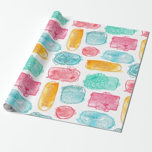 Floriography Wrapping Paper