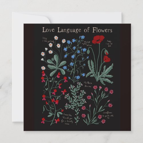 Floriograpy Love language of flowers botanical