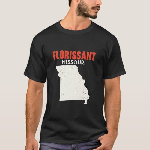 Florissant Missouri USA State America Travel Misso T_Shirt